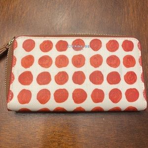 COACH small wristlet card holder